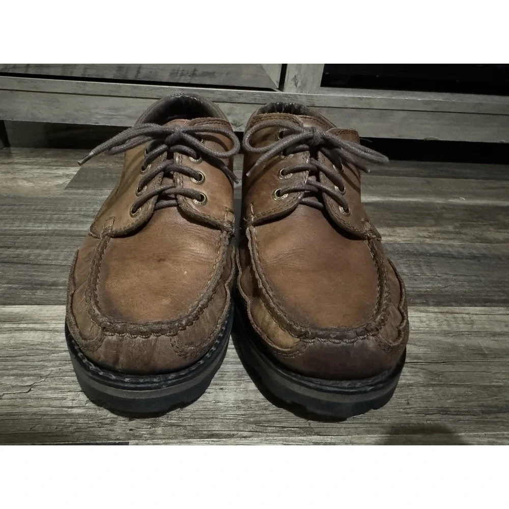Duck Head Brown Soft Leather Dress Shoes‎ Adult Men's Size 10M